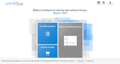 Desktop Screenshot of laviecommunale.fr